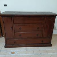 Cassettiera in legno massiccio