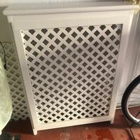 Copricalorifero Bianco 76x19x105