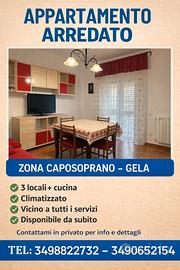 Luminoso Trilocale Arredato e Climatizzato - Zona