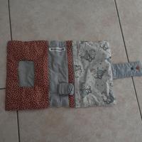 Porta pannolini crema e salviette