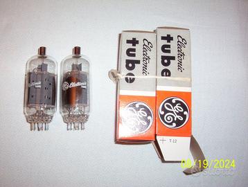 Valvole Coppia 6JS6 Nuove USA original NOS