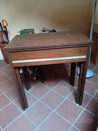 macchina da cucire, vintage, Necchi, con mobile