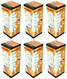 6 LAMPADE Lampadine HONGYAO E27 20W = 100W Nuove
