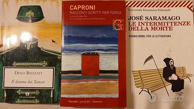 BUZZATI, CAPRONI, SARAMAGO