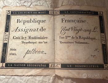 Assignat del 1793 originale