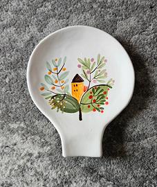 porta mestolo dipinto a mano