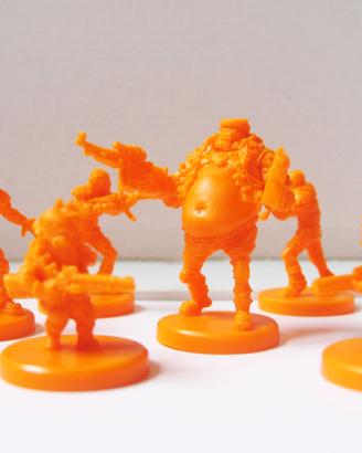 Set miniature per RPG come Fallout, Cyberpunk RED