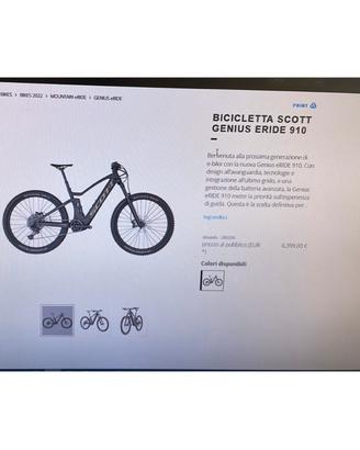 Scott MTB taglia M in carbonio