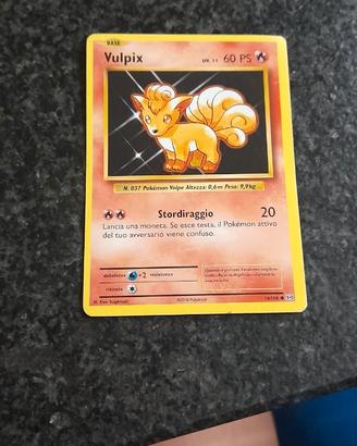 Carta pokemon  Vulpix