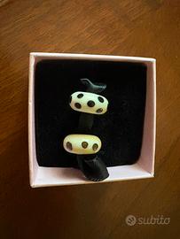  Vetri opachi Trollbeads "Pois neri" 
