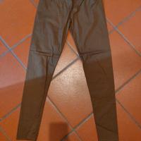 Pantalone elasticizzato marrone Twin Set taglia M 