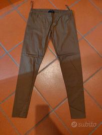Pantalone elasticizzato marrone Twin Set taglia M 