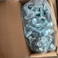 n.400 Viti e rondelle piante zincate M20x60