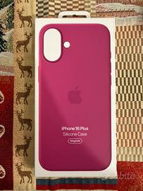 Apple Cover Silicone iPhone 16 Plus MagSafe  NUOVA