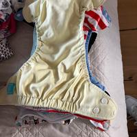 8 pannolini lavabili + 18 inserti