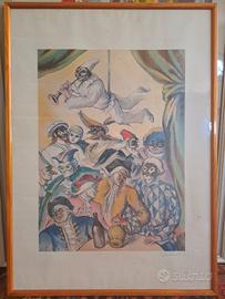 Litografia Beppe Domenici (con cornice)