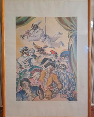Litografia Beppe Domenici (con cornice)