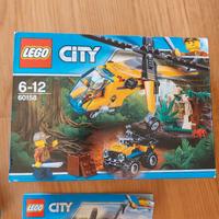 lego city 60158 elicottero jungla NUOVO