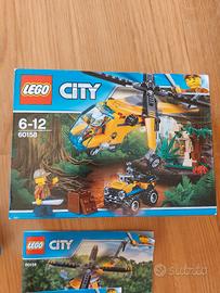 lego city 60158 elicottero jungla NUOVO