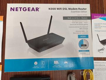 Netgear N300 Wi-Fi DSL Modem Router mod D1500