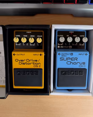 Bundle Boss OS-2 OverDrive/Distortion + Boss CH-1
