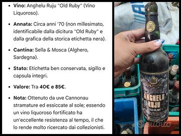 Vino da collezionismo