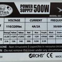 Alimentatore per PC 500W