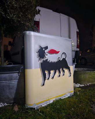 insegna Agip / Eni solo plastica