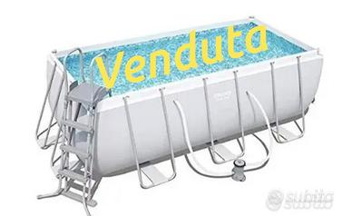 Piscina Fuori Terra Rettangolare 412x201x122 cm 81