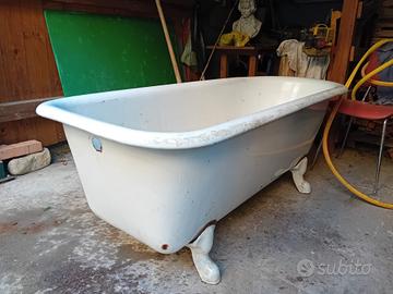 Vasca da bagno in ghisa originale primi del 900