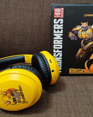 Cuffie Gaming Wireless + Cavo Transformers NUOVE