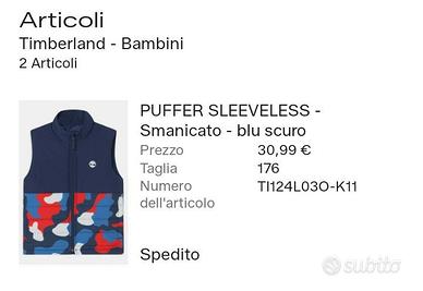 Gilet timberland ragazzo