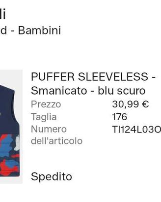 Gilet timberland ragazzo