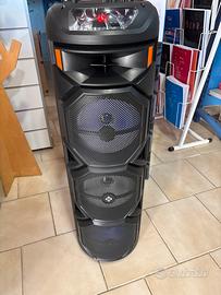 Cassa altoparlante Bluetooth con microfono e luci