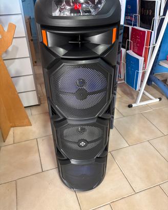 Cassa altoparlante Bluetooth con microfono e luci