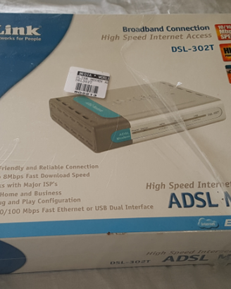 Modem adsl D-LINK NUOVO E CONFEZIONE ORIGINALE