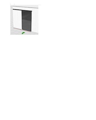 Porta scorrevole esterno muro HenryGlass 110x210