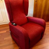Poltrona relax elettrica 2 motori con ruote
