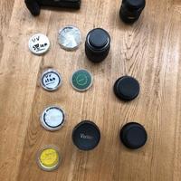 Obiettivi vintage di varie dimensioni e focale