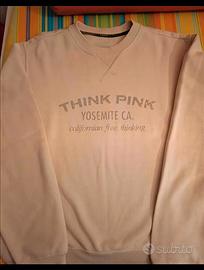 Felpa Think Pink uomo tg. M