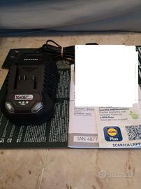 Caricatore 20V 4,5Ah rapido Nuovo Garanzi Parkside