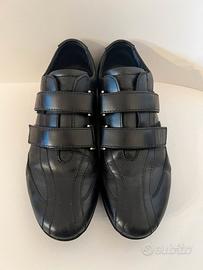 Scarpa uomo Geox nera con strappo taglia 39