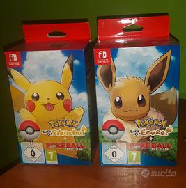 Nintendo Switch Pokèmon Pikachu Eevee + Pokeball