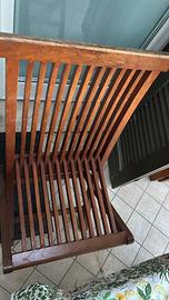 Tavolo esagonale con 8 sedie adella Uno Piu in tec