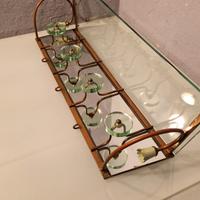 appendiabiti con cappelliera  e specchio