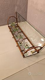 appendiabiti con cappelliera  e specchio