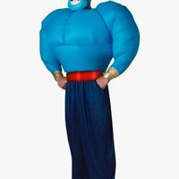 coatume gonfiabile aladin genio della lampada