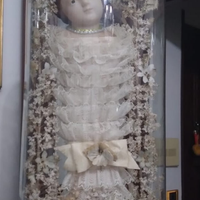 RARITÀ - Bambinello in cera fine 800