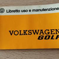 Volkswagen Golf libretto uso e manutenzione 1977