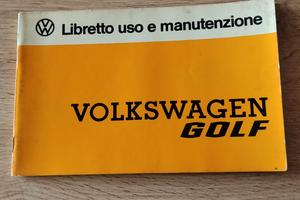 Volkswagen Golf libretto uso e manutenzione 1977